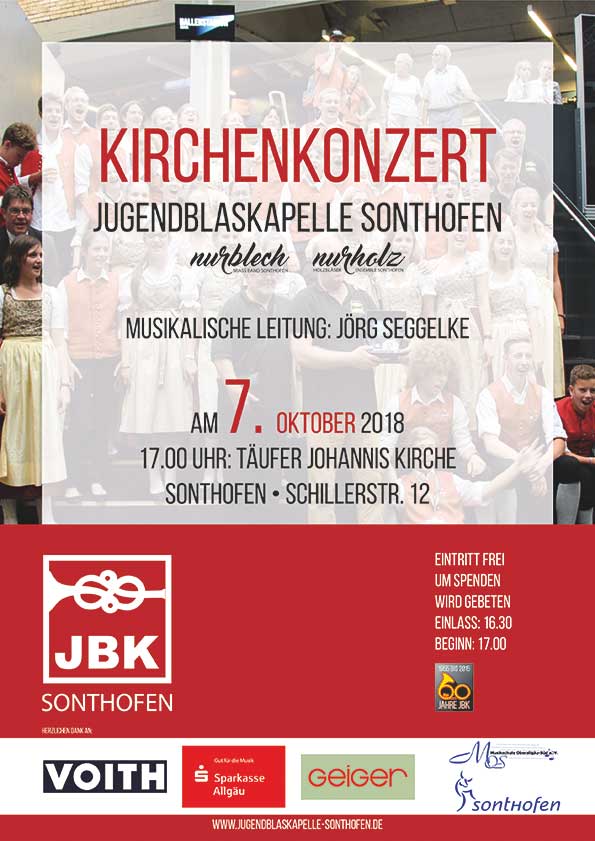 Plakat Kirchernkonzert 2018