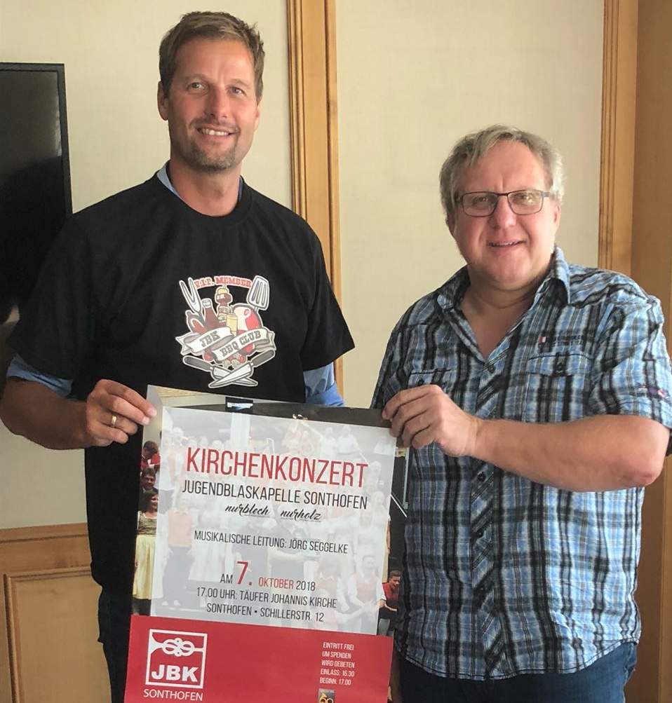 Bürgermeister Wilhelm wurde VIP Member im JBK BBQ Club